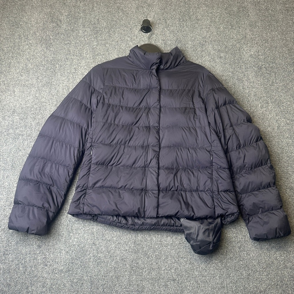 Uniqlo Ultra Light Down Jacket Mens M Black Puffer Packable Warm Winter Coat